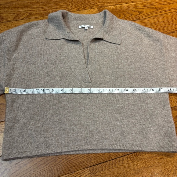 Reformation Maye Cashmere Polo Sweater - Picture 10 of 10
